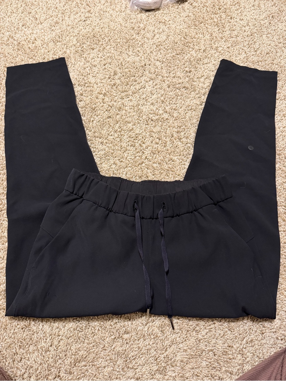 Lululemon Black Drawstring Jogger Pants
